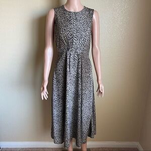 🖤 Beachlunchlounge Collection Leopard Print Dress Size Small